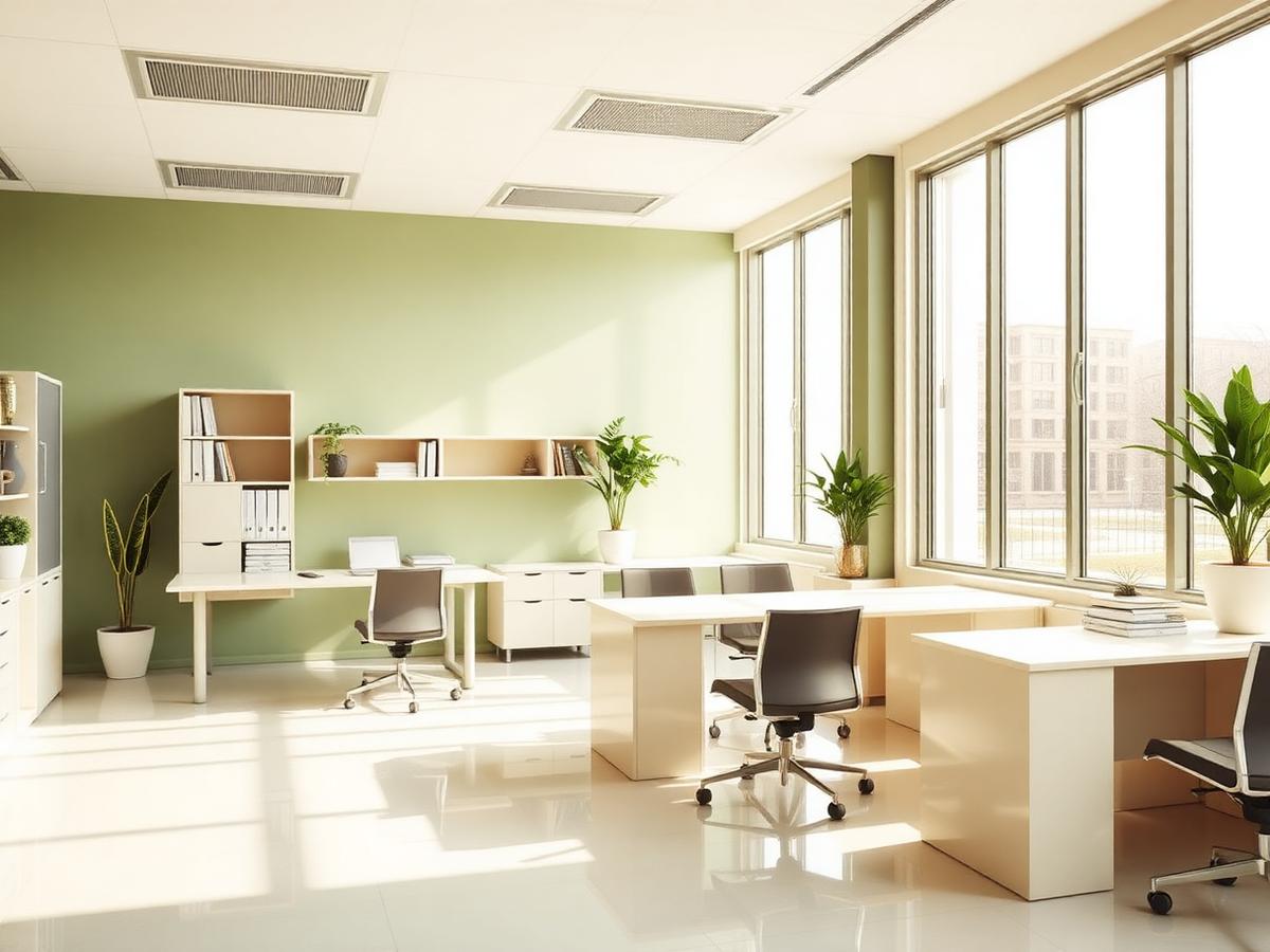 Tidy, freshly cleaned interior